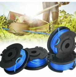 * 4 Bobines De Fil Triomphe Pour Debroussailleuse Bobine De Rechange Pour Coupe-Bordure En Nylon Bobine Fil Coupe Bordure Bobine De Remplacement A Alimentation Automatique Pour Tondeuse A Gazon> Accessoire Pour Tondeuse Et Autoportée