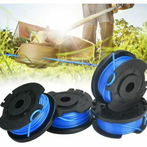 * 4 Bobines De Fil Triomphe Pour Debroussailleuse Bobine De Rechange Pour Coupe-Bordure En Nylon Bobine Fil Coupe Bordure Bobine De Remplacement A Alimentation Automatique Pour Tondeuse A Gazon> Accessoire Pour Tondeuse Et Autoportée