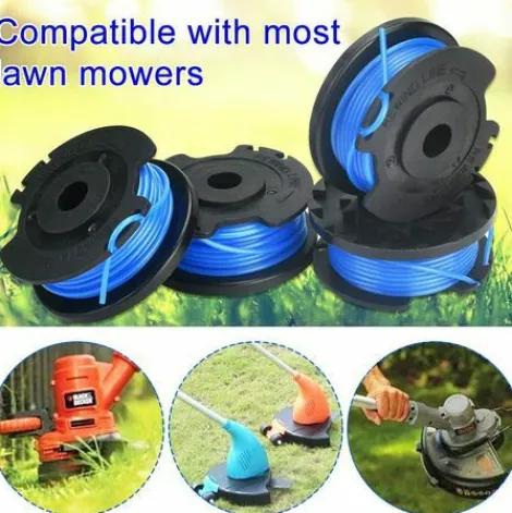 * 4 Bobines De Fil Triomphe Pour Debroussailleuse Bobine De Rechange Pour Coupe-Bordure En Nylon Bobine Fil Coupe Bordure Bobine De Remplacement A Alimentation Automatique Pour Tondeuse A Gazon> Accessoire Pour Tondeuse Et Autoportée