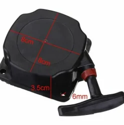 * Abcrital Recoil Pullstart Pull Demarreur Pour Debroussailleuse Tondeuse A Gazon Noir> Accessoire Pour Tondeuse Et Autoportée