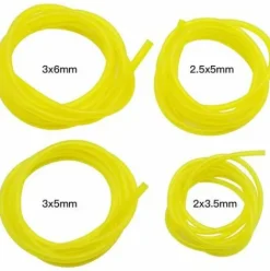 * Aougo 4 Pieces Tuyaux D'Essence Longueur 1.5M Tuyau De Conduite De Carburant Universel Outils De Jardin Jaune Transparent Pour Souffleur Tondeuse Tronconneuse Tondeuse A Gazon Accessoires> Accessoire Pour Tondeuse Et Autoportée