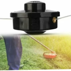* Aougo Trimmer Head,Trimmer Head Replacement Mower Cutting Heads Parts Brush Cutter Accessories Black><noscript><img width=