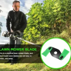 * Asupermall 2 Dents Jardin Pelouse Parage Cutter Tondeuse Accessoires Herbe Feuilles Disque Massicots Nylon Lame De Tondeuse A Gazon Cutter Accessoires Avec Cutting Edge Double Face> Accessoire Pour Tondeuse Et Autoportée