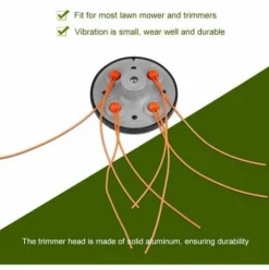 * Asupermall Fixation Universelle Cordes Tete De Coupe Facile De Charge Pour Debroussailleuse Eater Weed Whipper><noscript><img width=