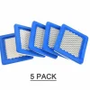 * Asupermall Paquet De 5 Filtres A Air 491588S, Remplacement Pour Briggs Stratton 491588 4915885 Cartouche De Filtre A Air Oem Plate, Filtre A Air Pour Tondeuse A Gazon, Bleu> Accessoire Pour Tondeuse Et Autoportée
