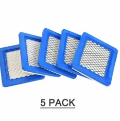 * Asupermall Paquet De 5 Filtres A Air 491588S, Remplacement Pour Briggs Stratton 491588 4915885 Cartouche De Filtre A Air Oem Plate, Filtre A Air Pour Tondeuse A Gazon, Bleu> Accessoire Pour Tondeuse Et Autoportée