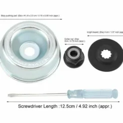 * Bares Kit De Maintenance D'Accessoires Pour Adaptateur Tondeuse A Gazon Pour Stihl Rondelle De Butee, Plaque De Support, Ecrou De Collier Tournevis De Maintenance Kit Fixation De L'Adaptateur De Lame><noscript><img width=