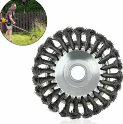* Bearsu Brosse Desherbant Ronde Pour Debroussailleuse Haute Resistance Cone Anti-Mauvaises Herbes 20,3 Cm> Accessoire Pour Tondeuse Et Autoportée