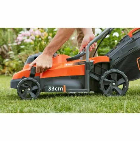 * Black & Decker Tondeuse 33Cm Sans Fil Lithium 36V Sans Batterie Black+Decker Bcmw3336N-Xj> Tondeuse À Batterie