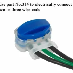 * Connecteur De Cable 20Pcs, 314 Serre-Cable Etanche En Plastique Pour Tondeuses A Gazon Robotiques, Connecteur De Cable De Tondeuse A Gazon Robotique Gardena Groofoo><noscript><img width=