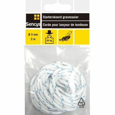 * Corde Pour Lanceur De Tondeuse Sencys Polyethylene O3Mmx2M> Accessoire Pour Tondeuse Et Autoportée