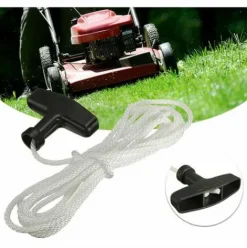 * Cordon De Traction Pour Tondeuse A Gazon, 6 Pcs Cordes De Demarrage De 1.5M Rechange Accessoires De Tondeuse Corde De Demarrage A Rappel Avec Poignee Pour Tondeuse A Gazon Tronconneuse A Chaine S'Areern> Accessoire Pour Tondeuse Et Autoportée