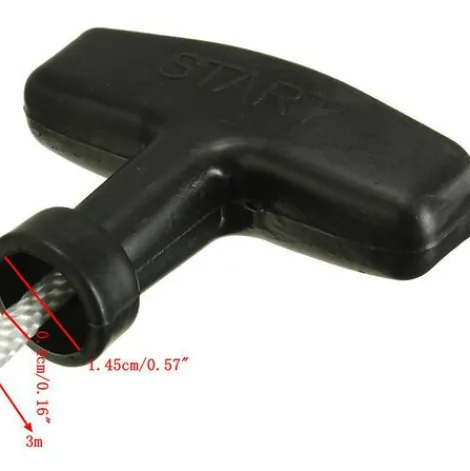 * Cordon De Traction Pour Tondeuse A Gazon, 6 Pcs Cordes De Demarrage De 1.5M Rechange Accessoires De Tondeuse Corde De Demarrage A Rappel Avec Poignee Pour Tondeuse A Gazon Tronconneuse A Chaine S'Areern> Accessoire Pour Tondeuse Et Autoportée