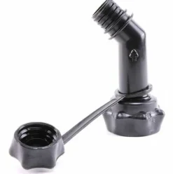 * Cyclingcolors Bec Verseur Coude Avec Bouchon A Visser Universel Noir Plastique Haute Qualite Bidon Jerrican Essence Carburant Tondeuse Tracteur Capuchon><noscript><img width=