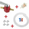 * Cyclingcolors Kit Essence Universel 5Mm 6Mm : Robinet Rouge + Durite + Filtre + Collier Tondeuse Tracteur> Accessoire Pour Tondeuse Et Autoportée
