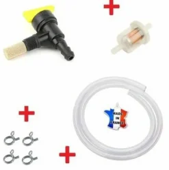 * Cyclingcolors Kit Essence Tecumseh 3330005 16630024 16260003 : Robinet + Durite + Filtre + Collier Tondeuse Tracteur> Accessoire Pour Tondeuse Et Autoportée