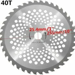 * Deckon 1 Piece 10 Pouces Tondeuse A Gazon En Alliage Tondeuse A Gazon Outils De Jardinage Pour Couper Les Arbustes Et Autres Cultures, 40T (40 Dents)><noscript><img width=