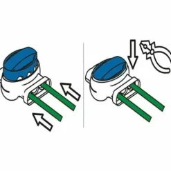 * Denuotop 10 Pieces Connecteurs Cable, Borne Connecteur Cable, Connecteur Etanche, Connecteur Fil A Sertir A 3 Trous Connecteur De Tondeuse Rempli De Gel, Pour Les Tondeuses A Gazon Robotisees><noscript><img width=