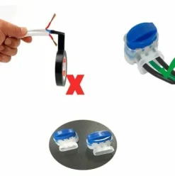 * Denuotop 10 Pieces Connecteurs Cable, Borne Connecteur Cable, Connecteur Etanche, Connecteur Fil A Sertir A 3 Trous Connecteur De Tondeuse Rempli De Gel, Pour Les Tondeuses A Gazon Robotisees><noscript><img width=