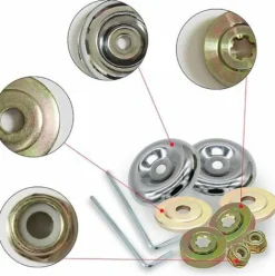 * Devenirriche Debroussailleuse Universelle Kit De Fixation D'Ecrou Accessoires De Debroussailleuse Pieces De Tondeuse Gazon Accessoire De Rechange 10 Pieces><noscript><img width=