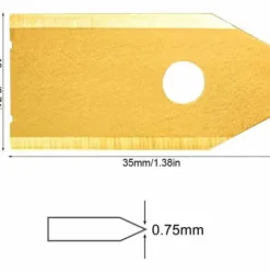 * Devenirriche Lames En Acier Carbonise De Tondeuse Robotique De Remplacement Pour Toutes Les Tondeuses A Gazon Robotisees Husqvarna Automower 30/45 Pieces, Style 1><noscript><img width=