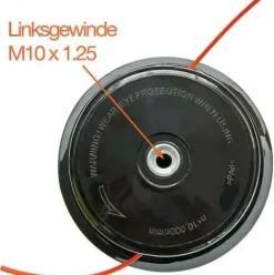 * Dontodent M10X1.25 Tetes De Ligne Tete De Coupe Double Ligne Tete De Bobine Tete De Ligne En Nylon Pour Essence Debroussailleuse Tondeuse A Gazon><noscript><img width=