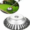 * Dontodent Roue En Fil D'Acier Tondeuse A Gazon Tete De Coupe-Herbe Brosse A Mauvaises Herbes Outil De Jardin Coupe-Herbe Brosse Fil D'Acier 8 Pouces> Accessoire Pour Tondeuse Et Autoportée