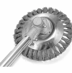 * Dontodent Roue En Fil D'Acier Tondeuse A Gazon Tete De Coupe-Herbe Brosse A Mauvaises Herbes Outil De Jardin Coupe-Herbe Brosse Fil D'Acier 8 Pouces><noscript><img width=