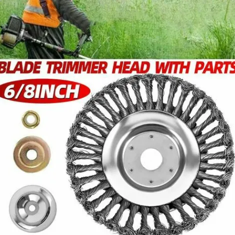 * Drillpro Tete De Coupe Tondeuse A Gazon De Jardin (8 Pouces)> Accessoire Pour Tondeuse Et Autoportée