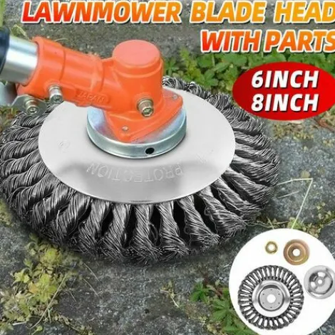 * Drillpro Tete De Coupe Tondeuse A Gazon De Jardin (8 Pouces)> Accessoire Pour Tondeuse Et Autoportée