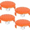 * Echoo Capuchons De Bobine, Ressorts Accessoires De Pieces De Rechange Couvercles De Capuchon De Bobine De Rechange Compatibles Avec Ressort Pour Bobine De Debroussailleuse Afs Materiau Abs Solide Et Durable (4Pcs)> Accessoire Pour Tondeuse Et Autoportée