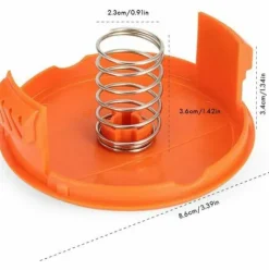 * Echoo Capuchons De Bobine, Ressorts Accessoires De Pieces De Rechange Couvercles De Capuchon De Bobine De Rechange Compatibles Avec Ressort Pour Bobine De Debroussailleuse Afs Materiau Abs Solide Et Durable (4Pcs)><noscript><img width=