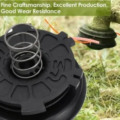 * Einemgeld 2 Lignes Tondeuse Fendue Universelle Tondeuse De Coupe Tondeuse Pour Ryobi Expand-It Noir><noscript><img width=