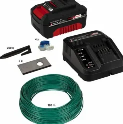 * Einhell Kit D'Installation 800M Pour Robot-Tondeuse Freelexo (Jusqu'A 800M , 3 Lames, 210M Cable Peripherique) Livre Avec Batterie 3,0Ah Et Chargeur><noscript><img width=