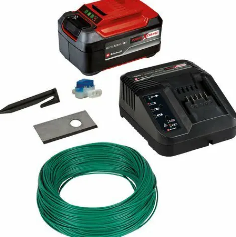 * Einhell Kit D'Installation 1200M Pour Robot-Tondeuse Freelexo (Jusqu'A 1200M , 3 Lames, 210M Cable Peripherique) Livre Avec Batterie 5,2Ah Et Chargeur> Robot Tondeuse
