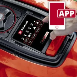 * Einhell Robot Tondeuse Freelexo+ Solo Power X-Change (18V, Surface 450M2, Application Bluetooth) Livre Avec Kit D'Installation. Livre Sans Batterie Ni Chargeur><noscript><img width=