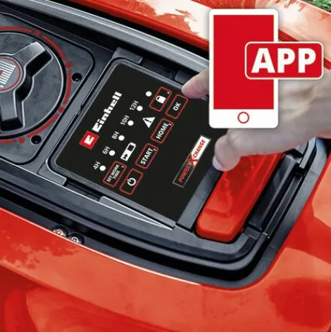 * Einhell Robot Tondeuse Freelexo 500 Bt Power X-Change (18 V, 500M2, Tondeuse Multizone, Controle Des Applications Bluetooth, Avec Accessoires D'Installation) Livre Avec Batterie 2,5 Ah + Kit D'Installation> Robot Tondeuse