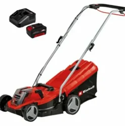 * Einhell Tondeuse A Gazon Sans Fil Ge-Cm 18/33 Li Kit Power X-Change (18V, Largeur De Coupe 33Cm, Surface Conseillee 200 M ) Livre Avec Batterie 4,0 Ah Et Chargeur> Tondeuse À Batterie