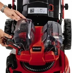 * Einhell Tondeuse A Gazon Sans Fil Ge-Cm 36/47 S Hw Li Power X-Change (36V, Grandes Roues Sur Roulement A Billes, Moteur Sans Charbons) Livre Avec 4 Batteries 4,0 Ah Et 2 Chargeurs Doubles)> Tondeuse À Batterie