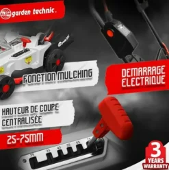 * Elem Garden Technic Tondeuse Rechargeable 40V (2X20V) 37Cm Elem Garden><noscript><img width=