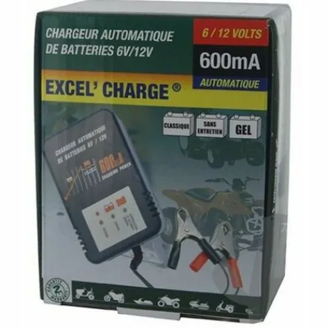 * Excel'Charge Chargeur De Batterie Automatique Xl600> Accessoire Pour Tondeuse Et Autoportée