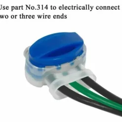 * Fleteca Connecteur De Cable 20Pcs, 314 Serre-Cable Etanche En Plastique Pour Tondeuses A Gazon Robotiques, Connecteur De Cable De Tondeuse A Gazon Robotique Gardena><noscript><img width=