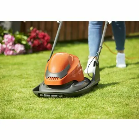 * Flymo Tondeuse EÉlectrique Sur Coussin D'Air Simpliglide 330 1700W / Largeur De Coupe 33Cm / 4 Hauteurs De Coupe / Technologie Coussin D'Air / Guidon Repliable (970482862)> Tondeuse Électrique Filaire