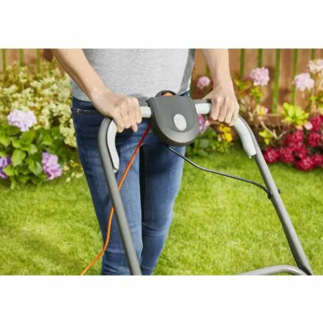 * Flymo Tondeuse EÉlectrique Sur Coussin D'Air Simpliglide 330 1700W / Largeur De Coupe 33Cm / 4 Hauteurs De Coupe / Technologie Coussin D'Air / Guidon Repliable (970482862)> Tondeuse Électrique Filaire