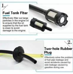 * Fr-Life Br-Vie Kit De Filtre A Essence Universel Joint De Tuyau D'Essence Pour Debroussailleuse Tondeuse Tondeuse Debroussailleuse Taille-Haie Elagueur 2 Pcs> Accessoire Pour Tondeuse Et Autoportée