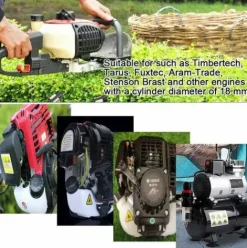 * Fr-Life Br-Vie Kit De Filtre A Essence Universel Joint De Tuyau D'Essence Pour Debroussailleuse Tondeuse Tondeuse Debroussailleuse Taille-Haie Elagueur 2 Pcs><noscript><img width=