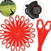 * Fvbjd 20 Pcs Lames De Tondeuse Pour Rt250 Jardin Pelouse Tondeuse Accessoires,Lames De Rechange,Couteau En Plastique, Coupe-Bordures Sans Fil> Accessoire Pour Tondeuse Et Autoportée