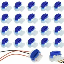 * Fvbjd 20 Pieces Connecteur De Cable Remplis De Gel Resine, Connecteur Etanche, Colliers De Connexion Pour Jardin Exterieur La Tondeuse A Gazon Robotique> Accessoire Pour Tondeuse Et Autoportée