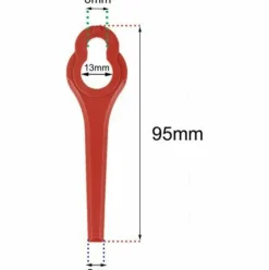 * Fvbjd Lot De 100 Lames De Rechange En Plastique Pour Ferrex/Aldi Far 20-1 97699 2002706 Fe220><noscript><img width=