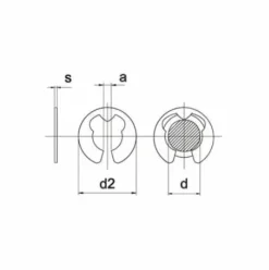 * Global Garden Product 112001010/0 Clip Pour Tondeuse Et Tracteur Tondeuse Ggp / Stiga> Accessoire Pour Tondeuse Et Autoportée
